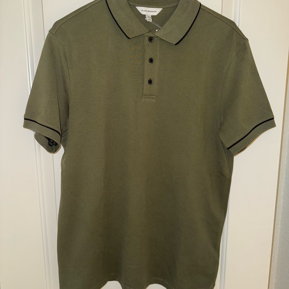 Men's Olive Green Polo Shirt